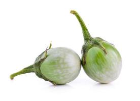 eggplant on white background photo