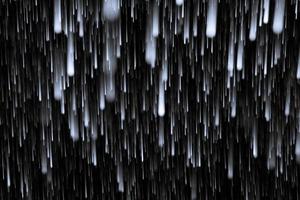 lluvia de asteroides sobre negro