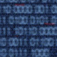 Binary codes with hacked password photo