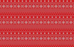 Seamless knitting pattern vector