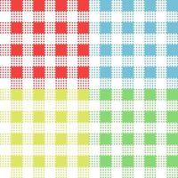 Set of 6 Gingham pattern set.  seamless patterns. Abstract geometric backgrounds. Traditional classic Gingham tablecloth pattern. dress, skirt, napkin, or other Easter holiday textile design.Vector. vector