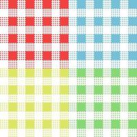 Set of 6 Gingham pattern set.  seamless patterns. Abstract geometric backgrounds. Traditional classic Gingham tablecloth pattern. dress, skirt, napkin, or other Easter holiday textile design.Vector. vector