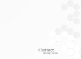 Concept abstract hexagon background. Technology  on white background.  Embossed Hexagon , honeycomb ,light and shadow. Vector illustration.