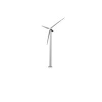 wind turbine Icon on the white background. vector