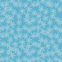 Seamless pattern with snowflakes. White snowflakes on blue background vector