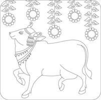 Hand Drawing On A White Background Indian Zebu Cow Royalty Free SVG  Cliparts Vectors And Stock Illustration Image 46479723