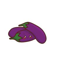 eggplant vegetable vector illustration