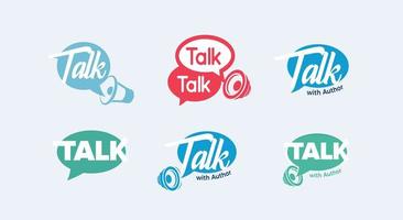 Chat talk speak icon, communication consulting logo, answer dialogue messaging sign, consult support message symbol. vector