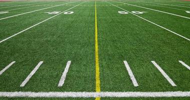 Football field lines photo