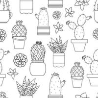 Home jungle pattern vector