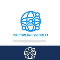 Network globe illustration vector design