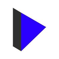 Isometric arrow on background vector