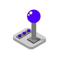 Isometric game pad on a white background vector