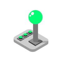 Isometric game pad on a white background vector