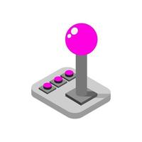 Isometric game pad on a white background vector