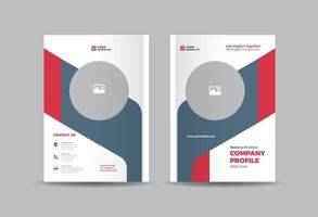 Business Brochure Cover Design or Annual Report and Company Profile Cover or Booklet and Catalog Cover vector