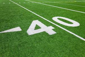 forty yard line - football photo