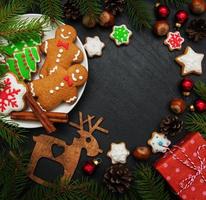 galletas navideñas de jengibre y miel foto