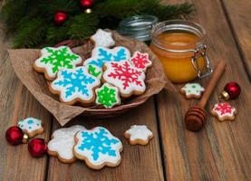 galletas navideñas de jengibre y miel foto
