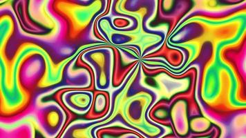 plano de fundo multicolorido texturizado abstrato com bolhas. video