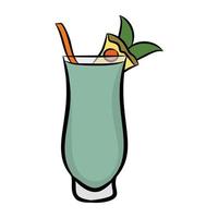 conceptos de bebidas tropicales vector