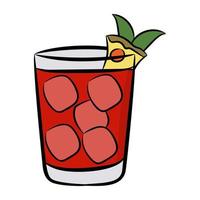 conceptos de bebidas de frutas vector