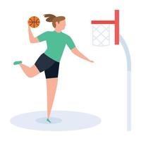 Basketball Player Concepts vector