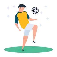 conceptos de fútbol de moda vector