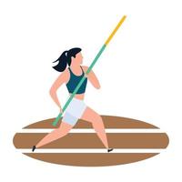 Pole Vault Concepts vector