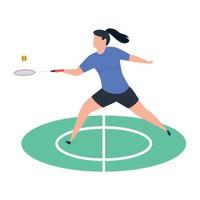 Tennis Player Concepts vector