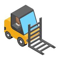 Trendy Forklift Concepts vector