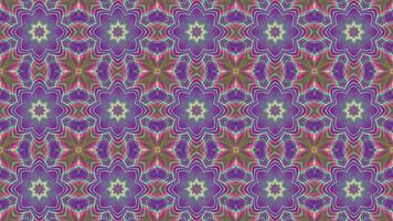 Abstract multicolored texture background kaleidoscope video