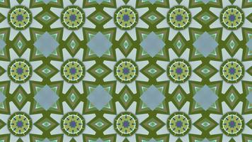 Abstract multicolored symmetrical kaleidoscope background. video