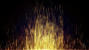 Abstract Particles Fiber Lines Flowing Fx Background video