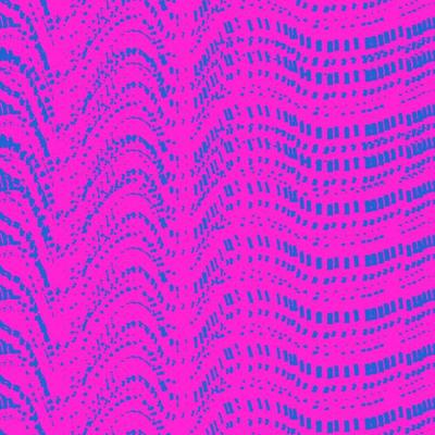 Abstract wallpaper vector seamless pattern horizontal waves from small dots squares of color on a background