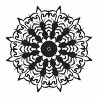 Vector round abstract circle. Mandala style.