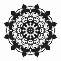 Vector round abstract circle. Mandala style.