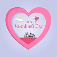 Valentines day background vector