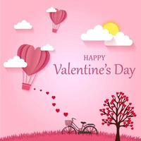 Valentines day background vector