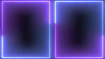 marco de línea púrpura video