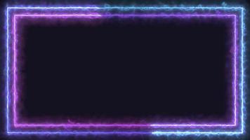marco de línea de fuego púrpura