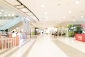 abstract blur shopping mall and retail store photo