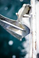 Abstract Anchor on Boat photo