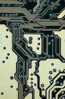 primer plano de detalles de microchips, foto