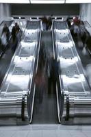 Elevator stair case - rush hour photo