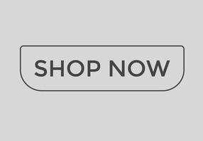 shop now text web buttons icon label ecommerce web button shop or buy vector