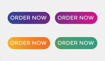 order now button web button for shop e commerce vector