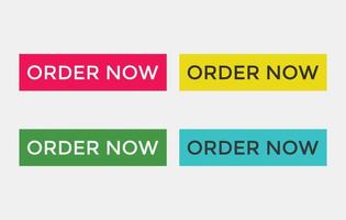 order now button web button for shop e commerce vector