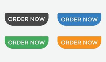 order now button web button for shop e commerce vector