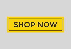 shop now text web buttons icon label ecommerce web button shop or buy vector